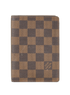 Louis Vuitton Passport Cover, £150, Accessories, Brown, Canvas, Front view